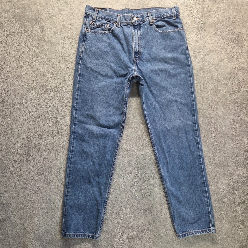 Vintage Levis 512 Jeans Mens 38X30 Blue Slim Tapered Mid Rise‎ Medium Wash Denim